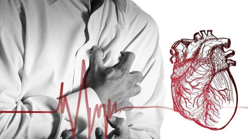 Torasik osteokondrozda bozulmuş kalp ritmi nedeniyle ekstrasistol gelişebilir