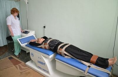 Torasik osteokondroz için spinal traksiyon